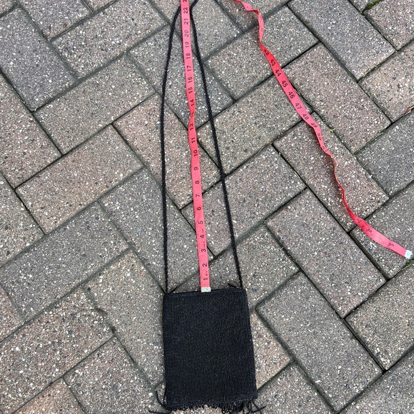 Artisan Beaded Crossbody Bag in Black and Multicolor - Picture 6 of 8